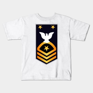 Navy - FLTCM-FORCM Blue - Gold without Txt Kids T-Shirt